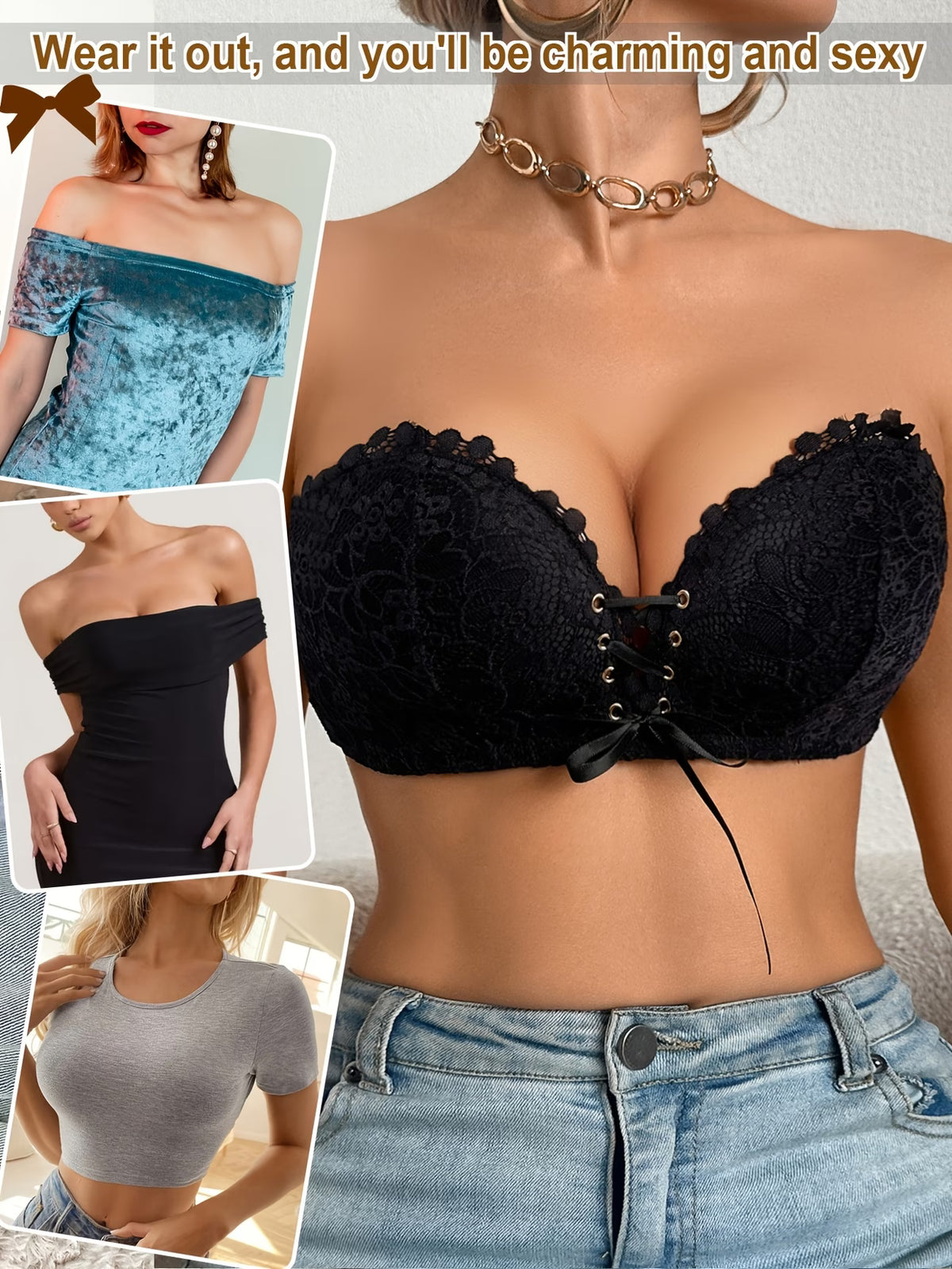 Brasier Encaje Divine