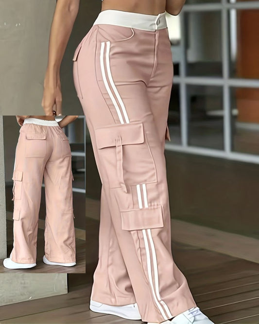 🔥PANTALÓN CARGO ELEGANCE STRIPE🔥