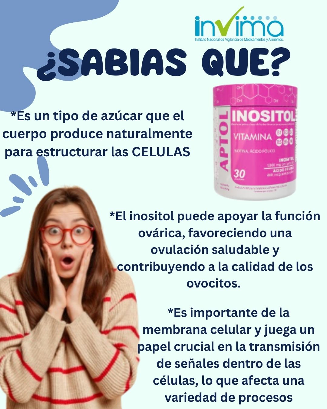 🌸INOSITOL APTIOL – EQUILIBRIO HORMONAL Y BIENESTAR FEMENINO 🌸