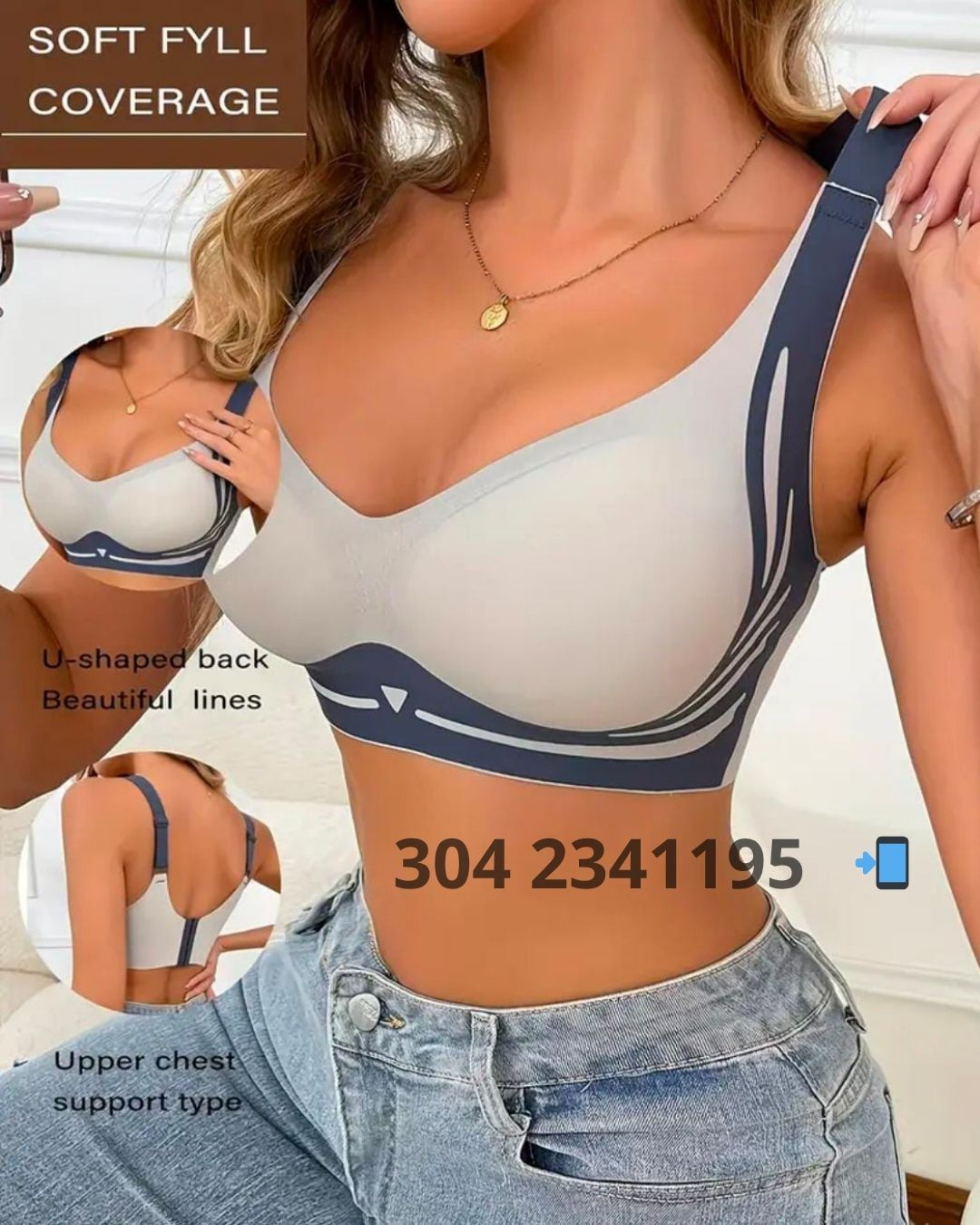😍BRASIER COMFORT UP💥Realce, forma y soporte sin dolor.