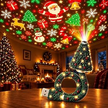 PROYECTOR NAVIDEÑO - OLVIDATE DE LAS DECORACIONES ABURRIDAS