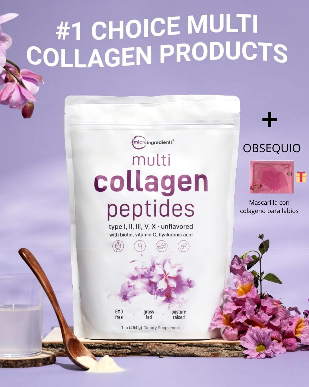 💥COLAGENO HIDROLIZADO💪🏼 Fuerza, elasticidad y brillo natural desde la primera toma.😍