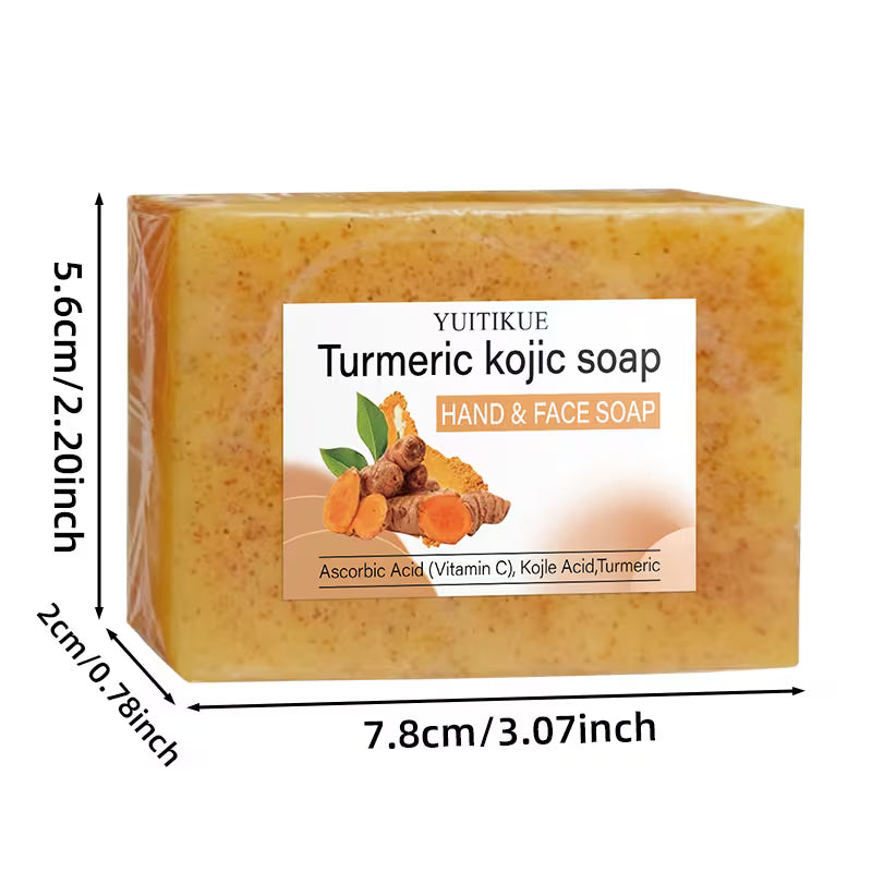 JABON DESPIGMENTANTE CON ACIDO KOJICO Y VITAMINA C - AYUDA A DISMINUIR EL ACNE