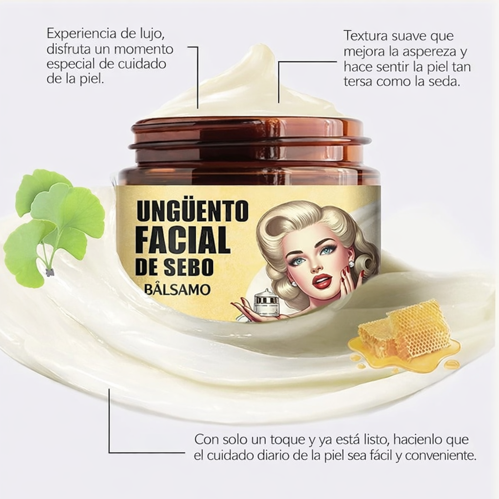 🌿EVIL GOODS! Bálsamo Facial Natural de Cebo y Miel