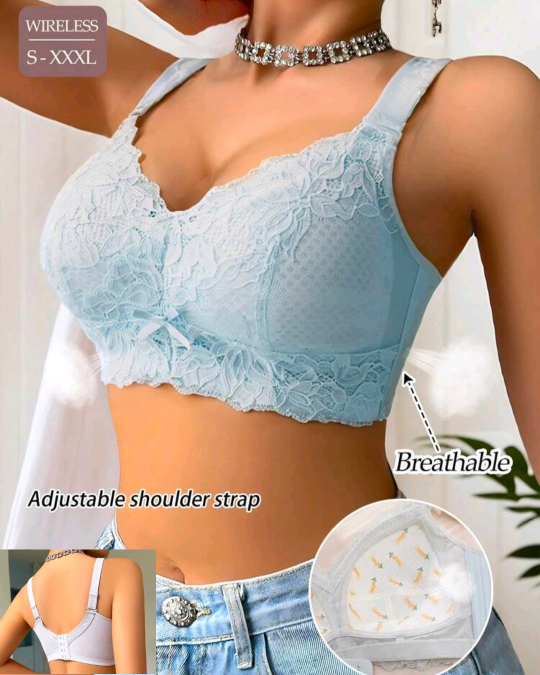 🌸 Brasier Sin Varillas AuraSoft