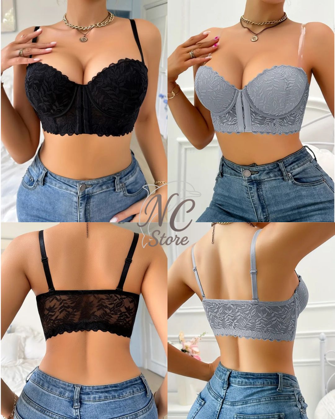 BRASIER ENSUEÑO🔥Sofisticado que une sensualidad y soporte🔥❤️
