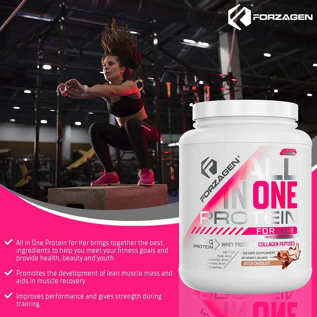 💪🍑FORZAGEN PROTEINA EN POLVO💪🍑 Diseñada para quienes buscan control de peso o tonificación muscular❤️‍🔥🔥