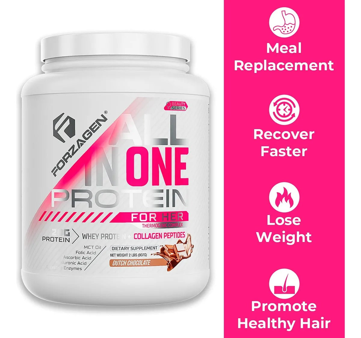 💪🍑FORZAGEN PROTEINA EN POLVO💪🍑 Diseñada para quienes buscan control de peso o tonificación muscular❤️‍🔥🔥