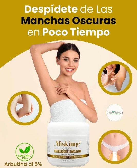 🌸CREMA MISKINNE✨ Aclara manchas, unifica el tono y realza tu belleza natural..🏵️