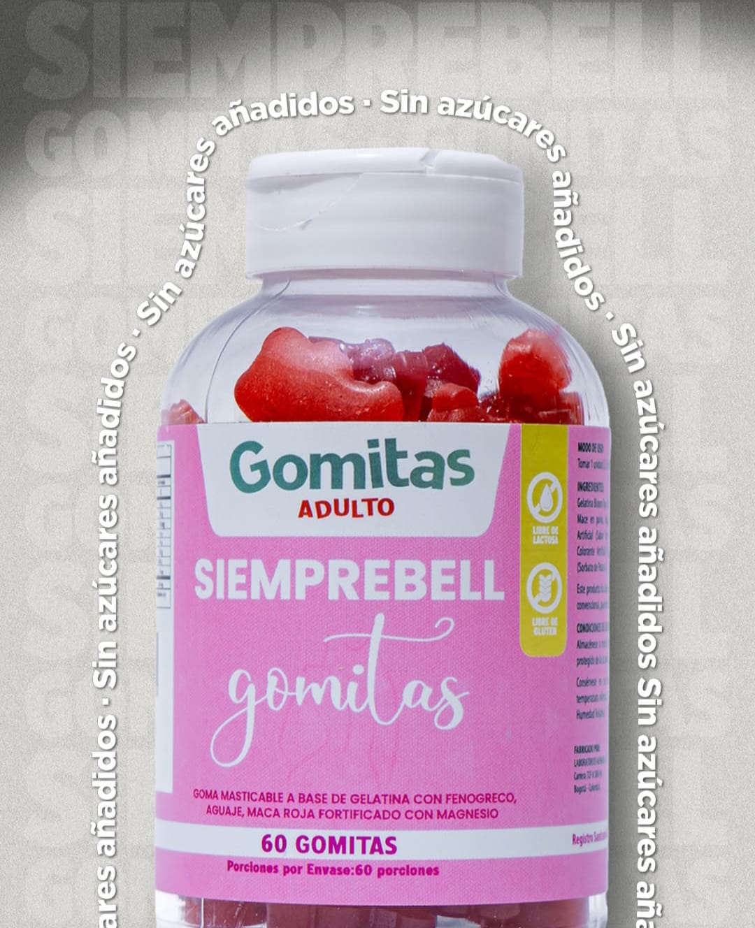 💖GOMITAS SIEMPREBELL🍑 🍑Aumenta & Tonifica Gluteos, Busto y Piernas🥰