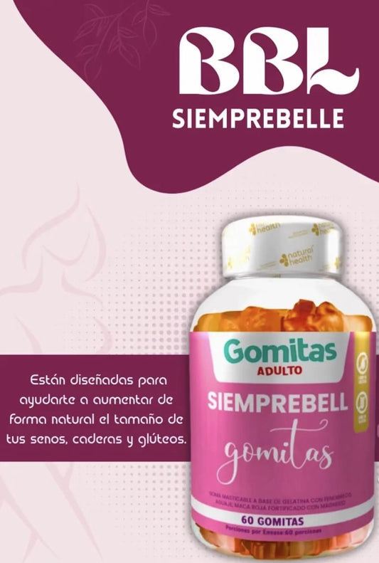 💖GOMITAS SIEMPREBELL🍑 🍑Aumenta & Tonifica Gluteos, Busto y Piernas🥰