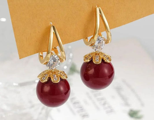 Pendientes colgantes Encanto Dorado💧un toque de elegancia y glamour💖