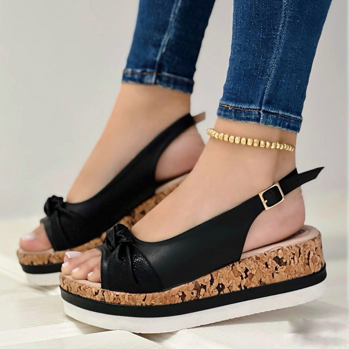 Sandalias Plataforma Confort Premium