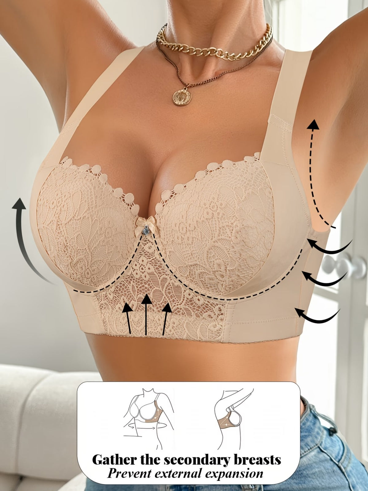 💎Brasier Realce & Soporte Total – Moldea, Levanta y Define tu Figura🔥