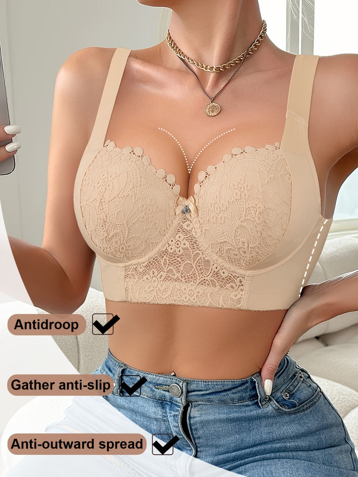 💎Brasier Realce & Soporte Total – Moldea, Levanta y Define tu Figura🔥