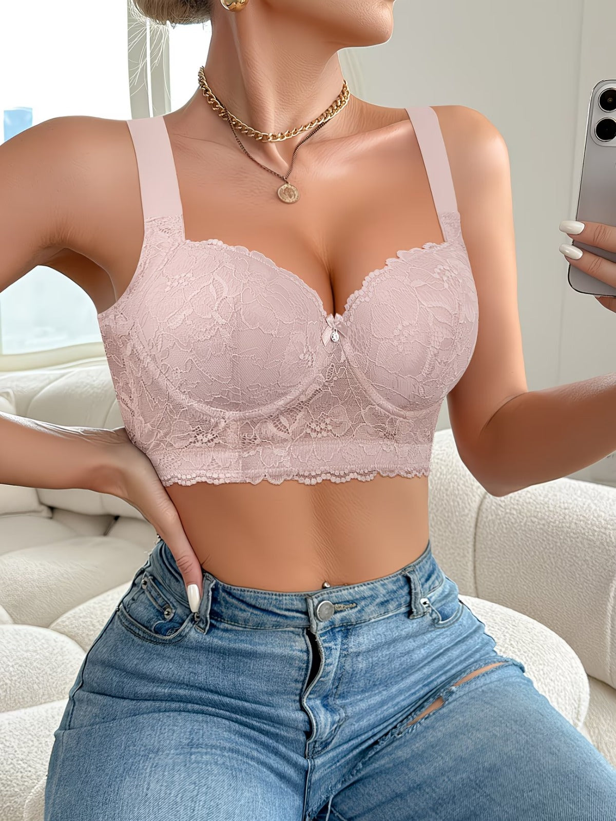 👙 Brasier Aura de Encaje