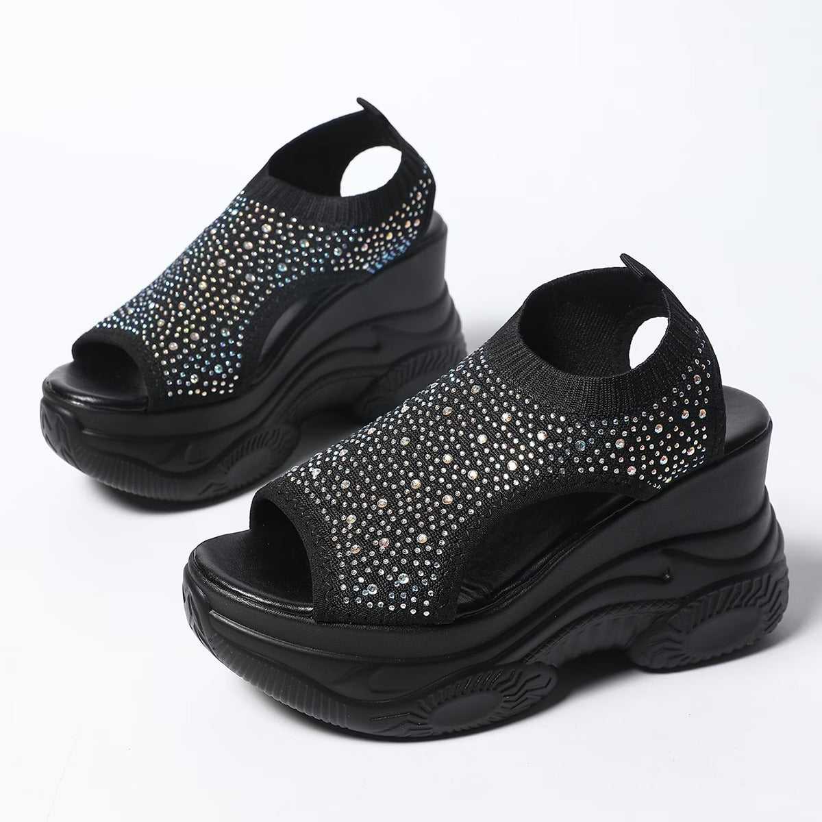 SANDALIAS DE CUÑA GLAMSTEP - COMODIDAD, ELEGANCIA Y ALTURA EN CADA PASO