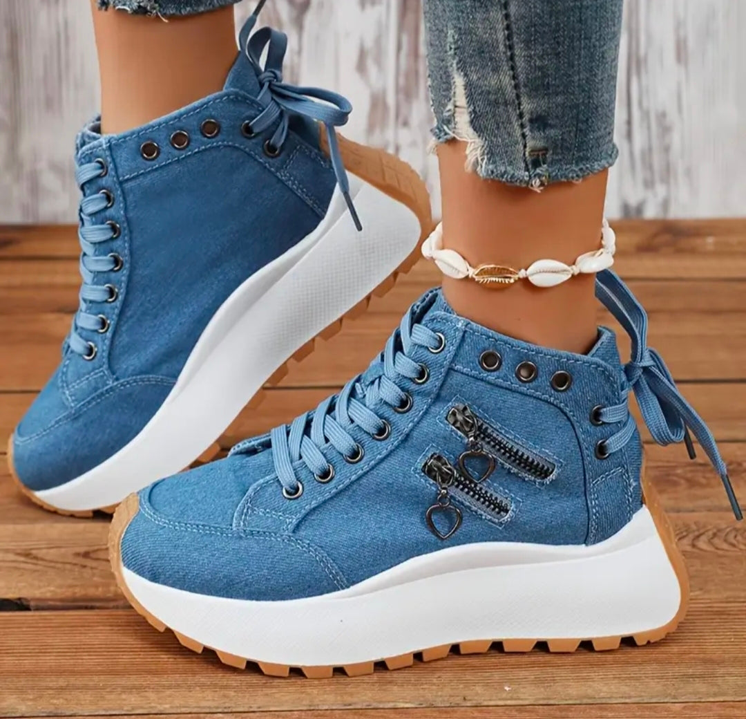 ✨TENIS PLATAFORMA VINTORA👟