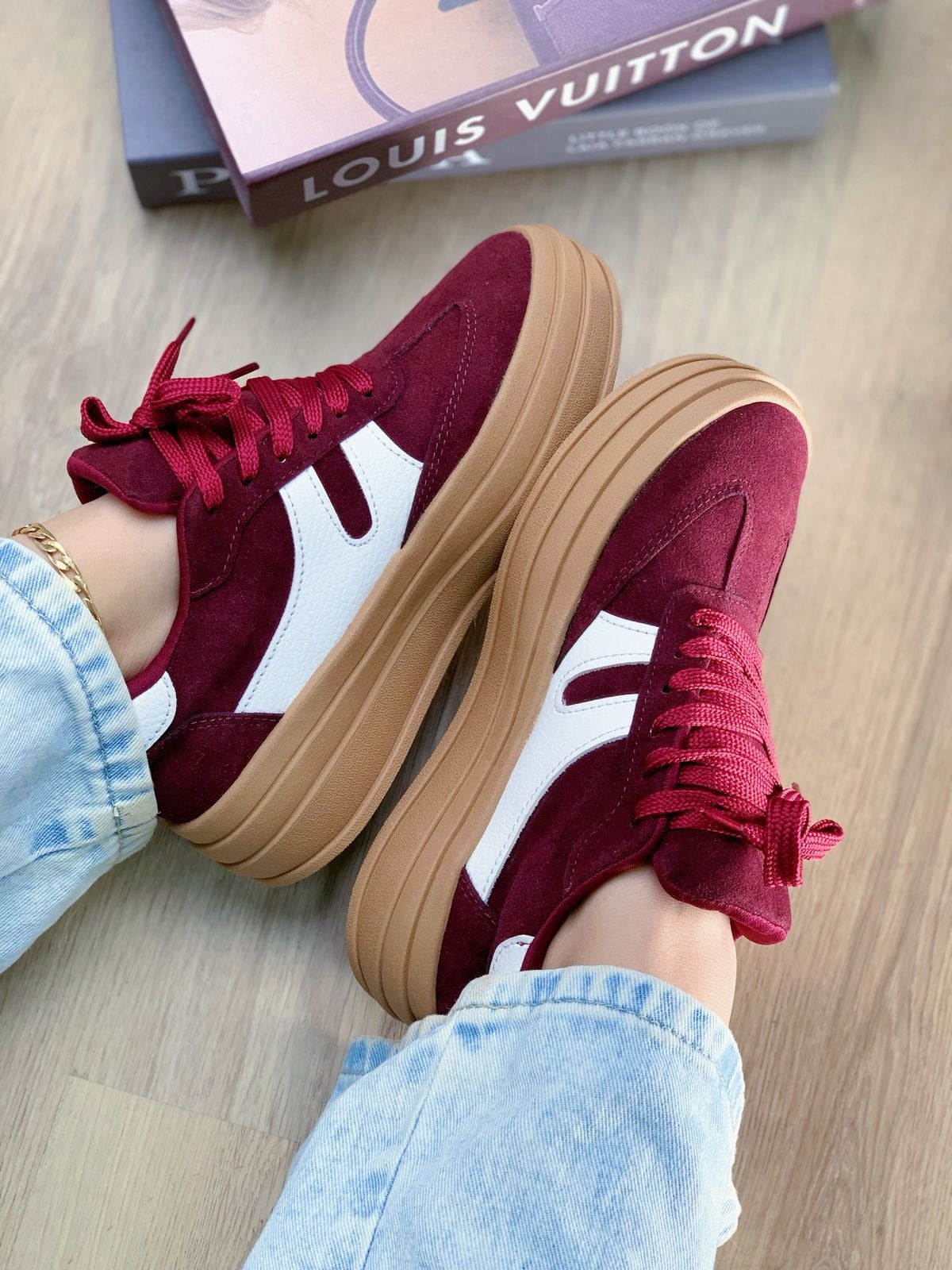 TENIS PLATAFORMA VINTORA👟MAS COMODIDAD, MAS ALTURA😍