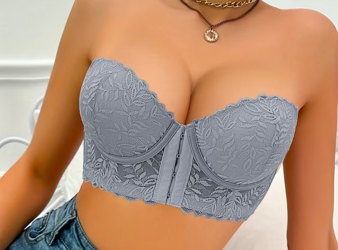BRASIER ENCAJE ULTRA STRAPLESS