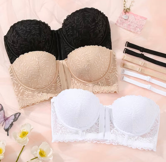 BRASIER ENCAJE ULTRA STRAPLESS