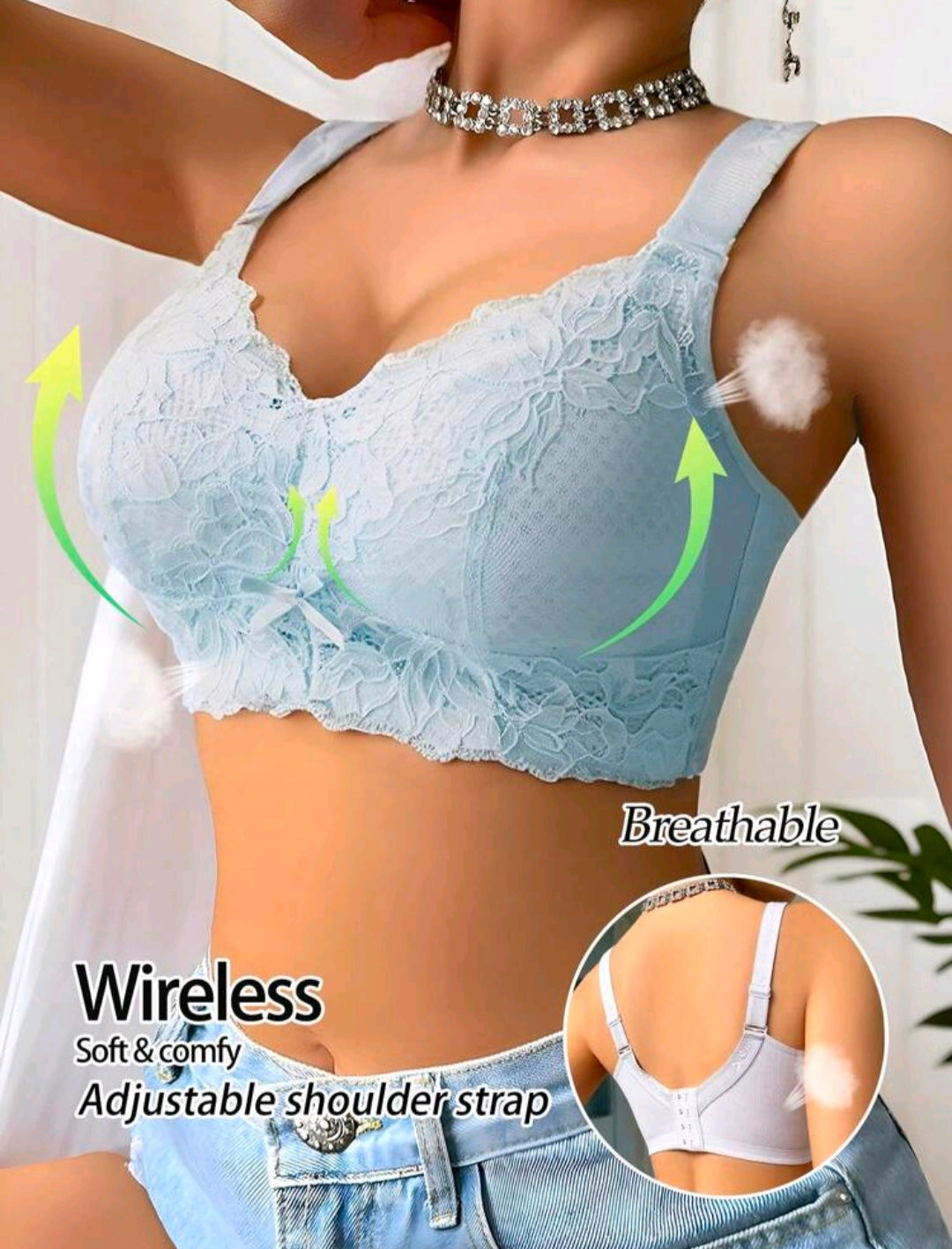 🌸 Brasier Sin Varillas AuraSoft
