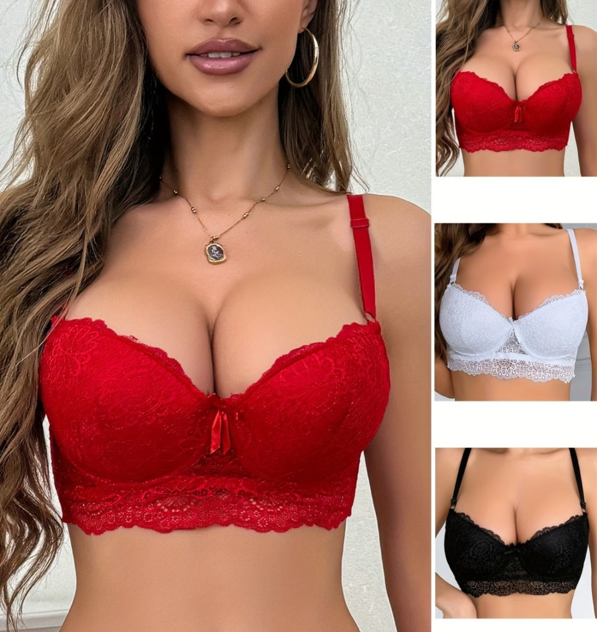 👑 Brasier RoyalLace | Elegancia que Realza tu Belleza Natural