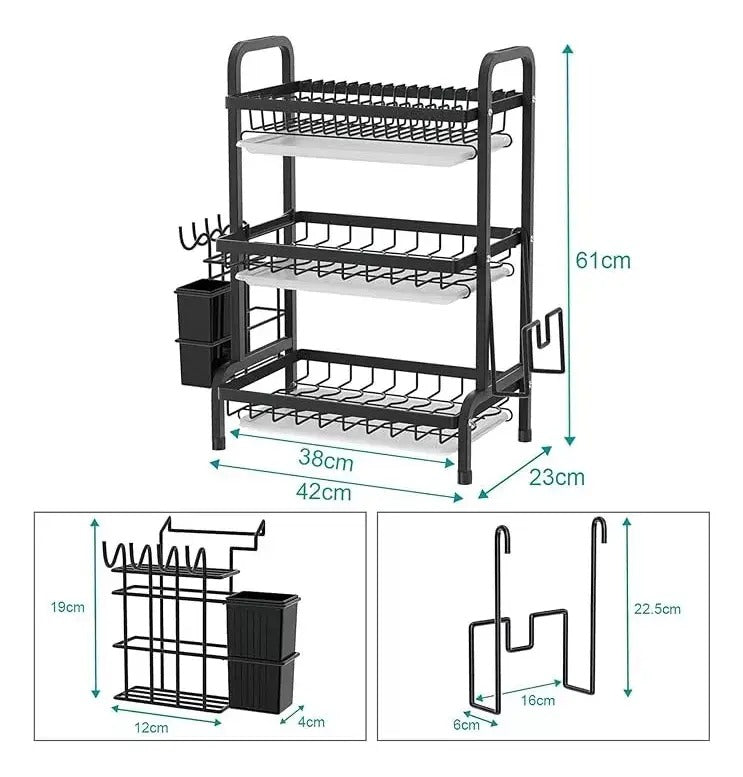 ORGANIZADOR Y ESCURRIDOR DE COCINA - DALE A CADA COSA UN LUGAR