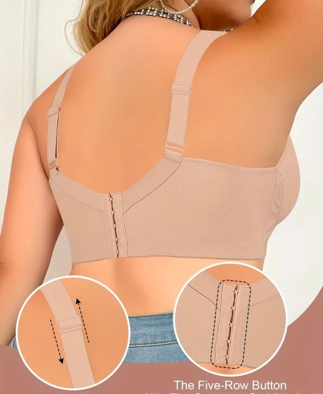 💖BRASIER TIPO FAJA 🌸Espalda ancha🌸😍 Levanta, sostiene y moldea el busto🥰