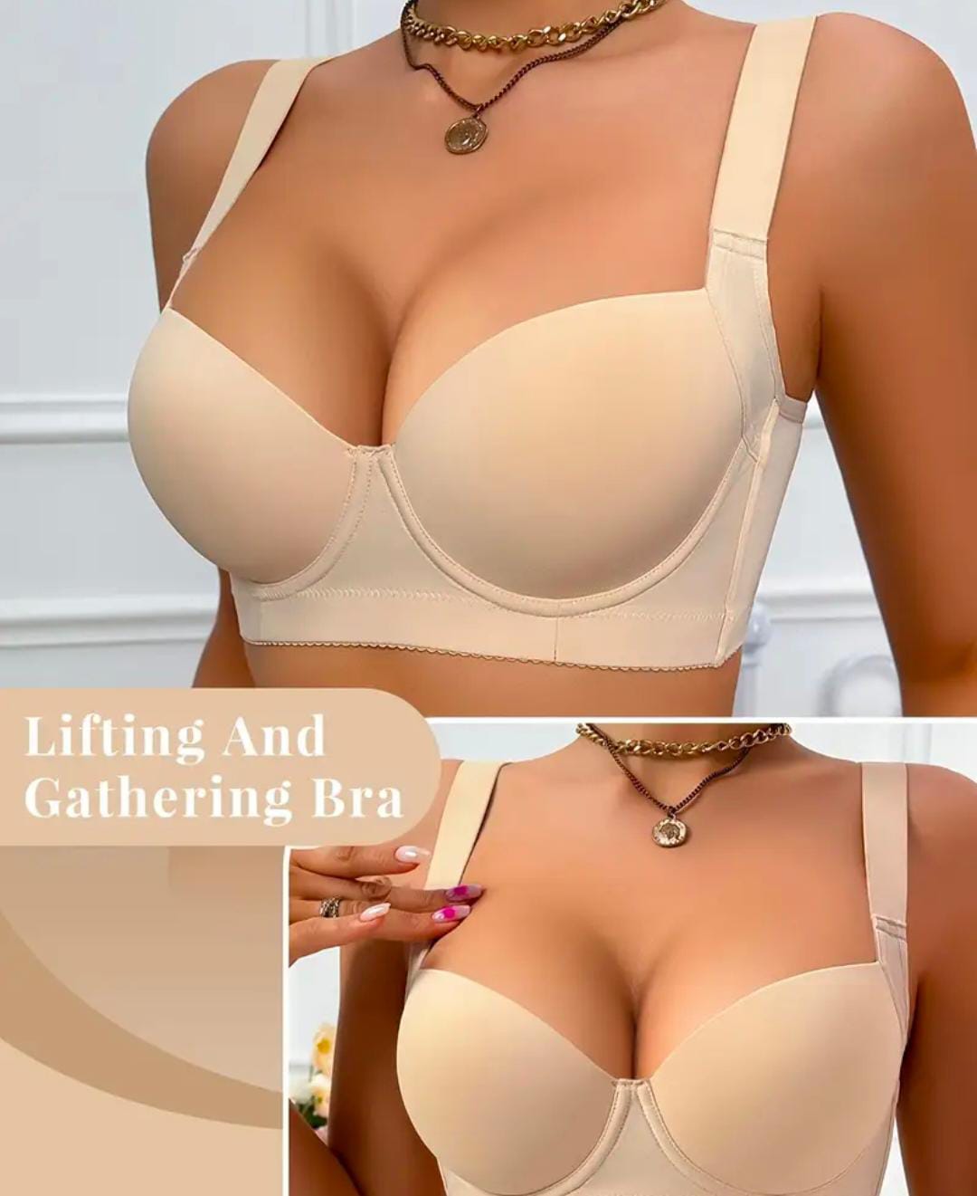 💖BRASIER TIPO FAJA 🌸Espalda ancha🌸😍 Levanta, sostiene y moldea el busto🥰