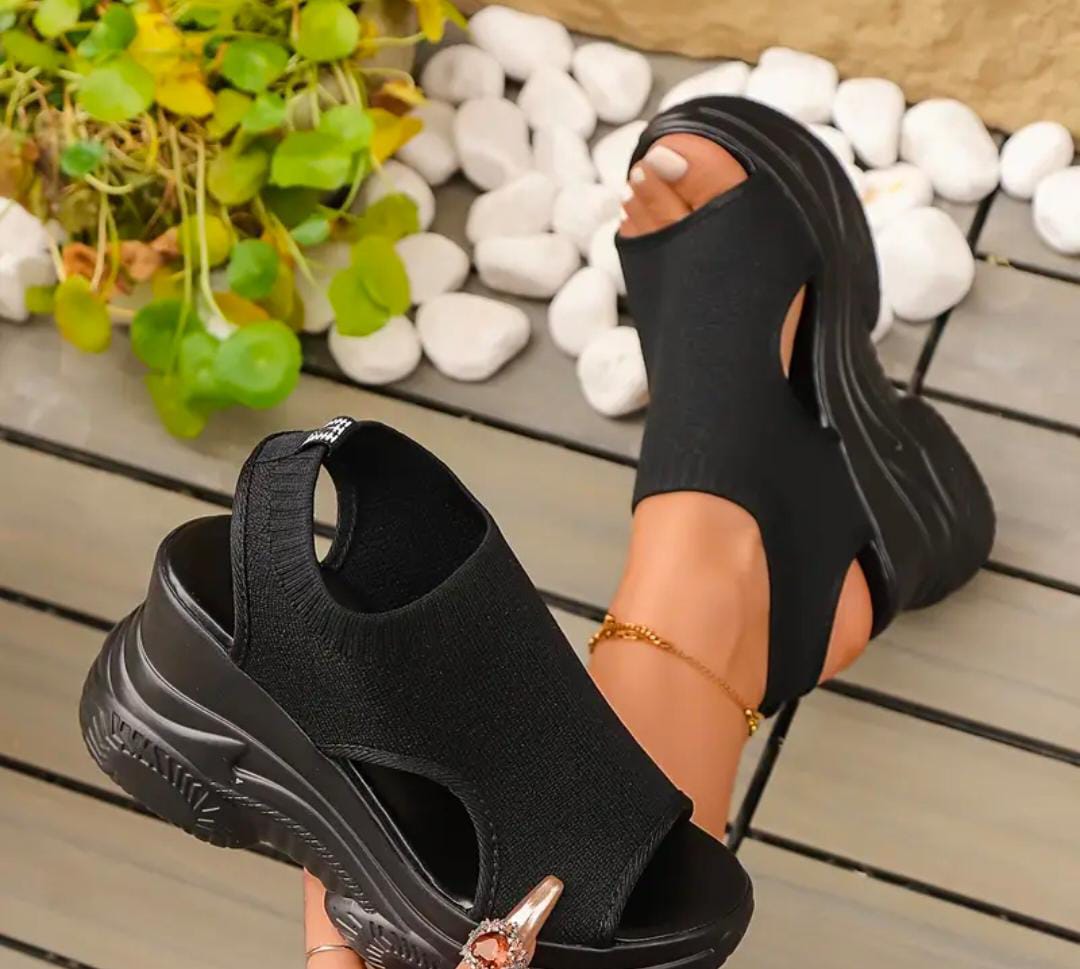 ✅😍SANDALIAS ORTOPEDICAS CON PLATAFORMA✅😍Camina sin dolor ni cansancio🥰