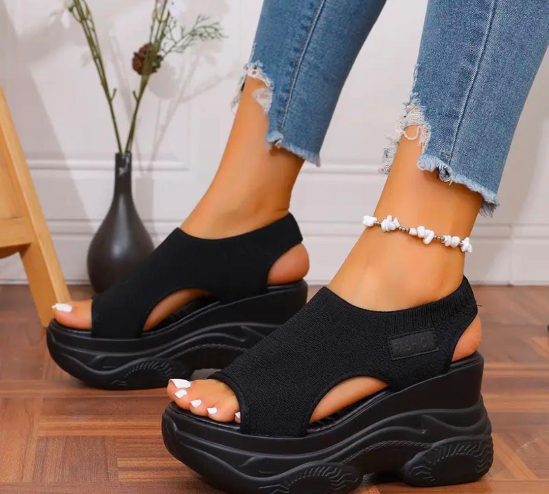 ✅😍SANDALIAS ORTOPEDICAS CON PLATAFORMA✅😍Camina sin dolor ni cansancio🥰