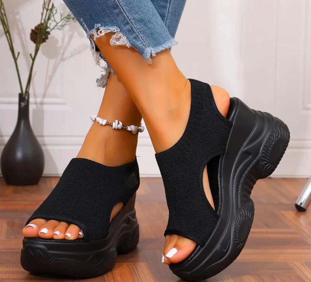 ✅😍SANDALIAS ORTOPEDICAS CON PLATAFORMA✅😍Camina sin dolor ni cansancio🥰