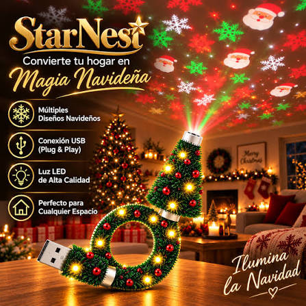 PROYECTOR NAVIDEÑO - OLVIDATE DE LAS DECORACIONES ABURRIDAS