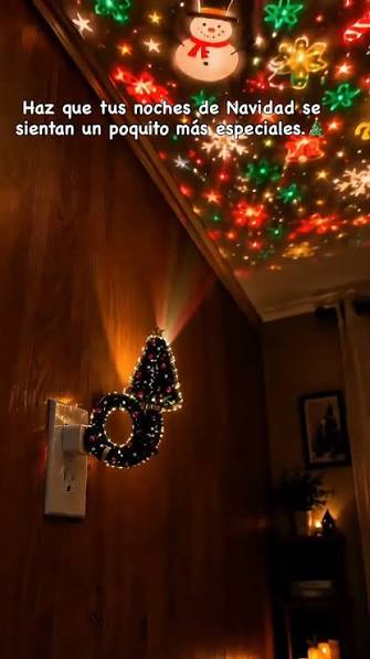 PROYECTOR NAVIDEÑO - OLVIDATE DE LAS DECORACIONES ABURRIDAS